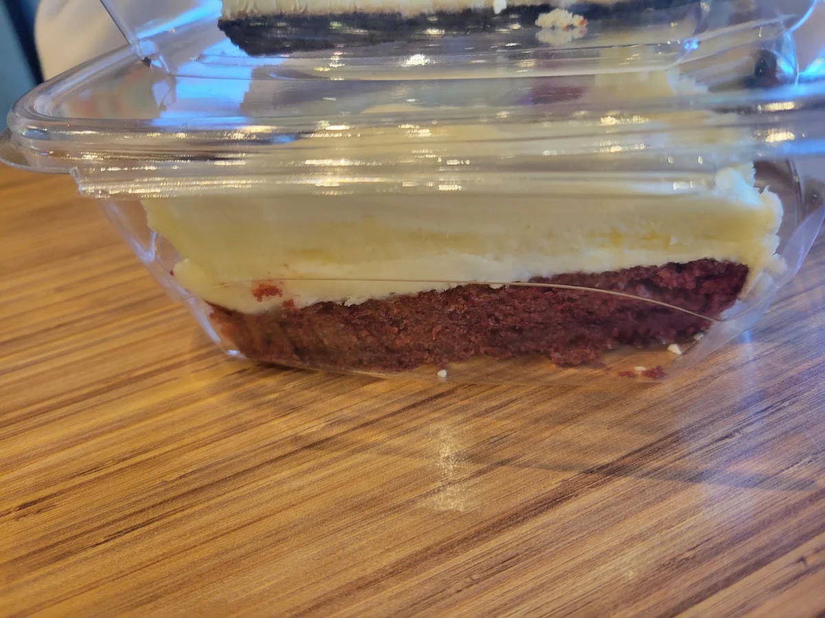 Red Velvet Cheesecake Slice