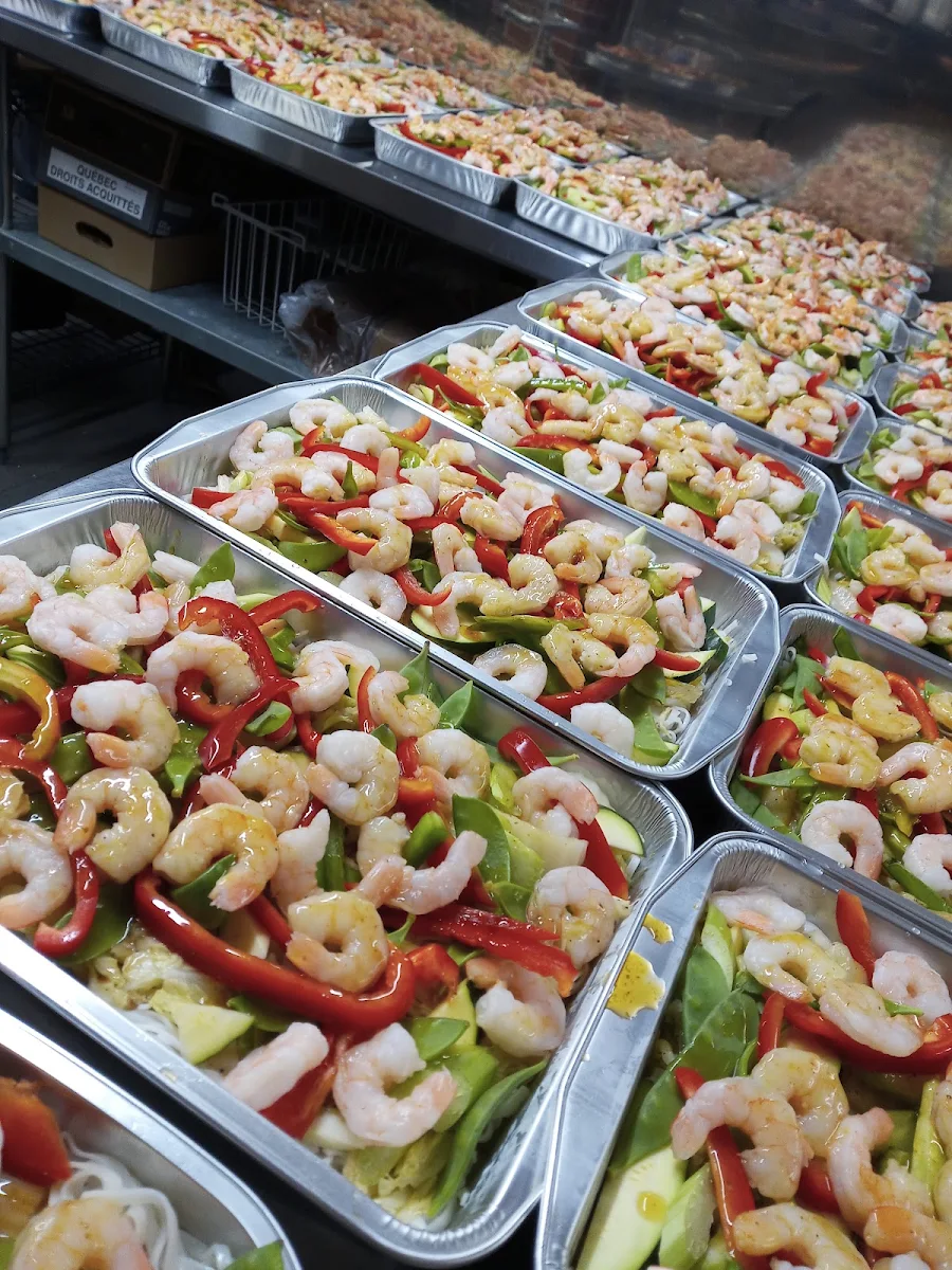 Repas Hebdo Sauté Légumes Aux Crevettes