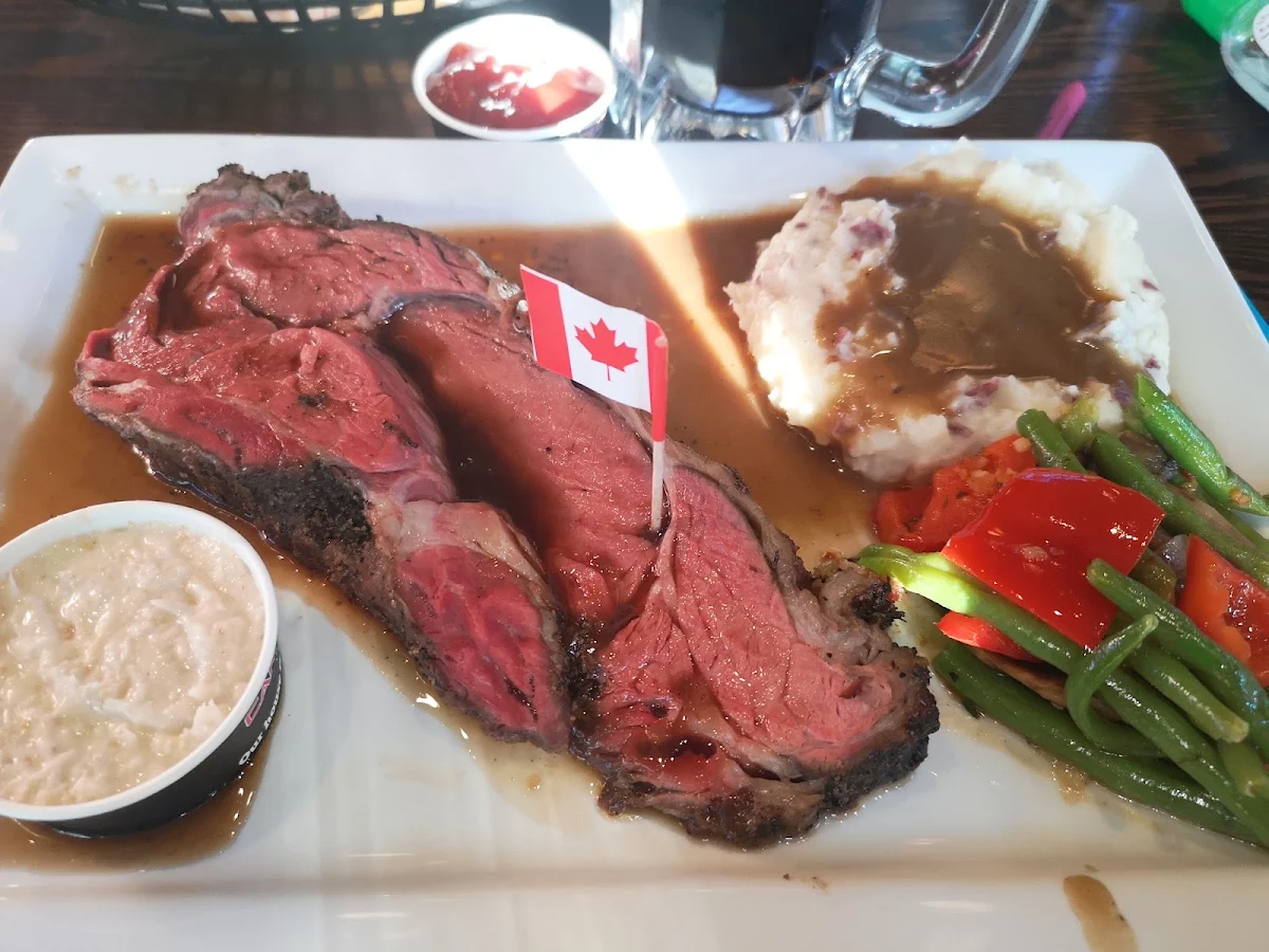 Prime Rib with Mashed
