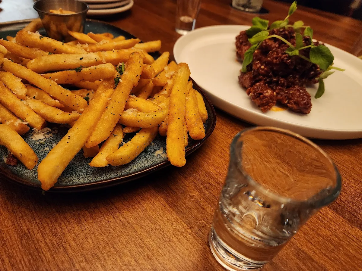 Teriyaki Chicken and Truffle Fries