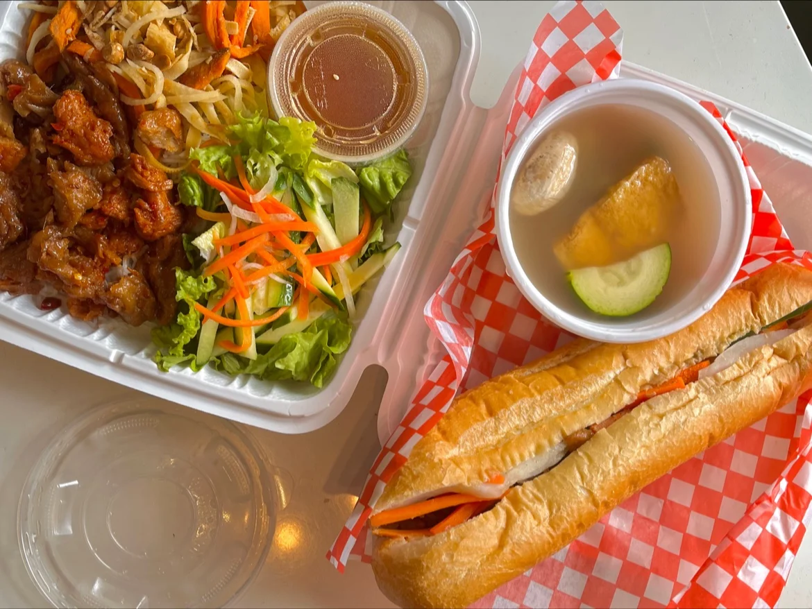 Ginger Chicken Banh MI