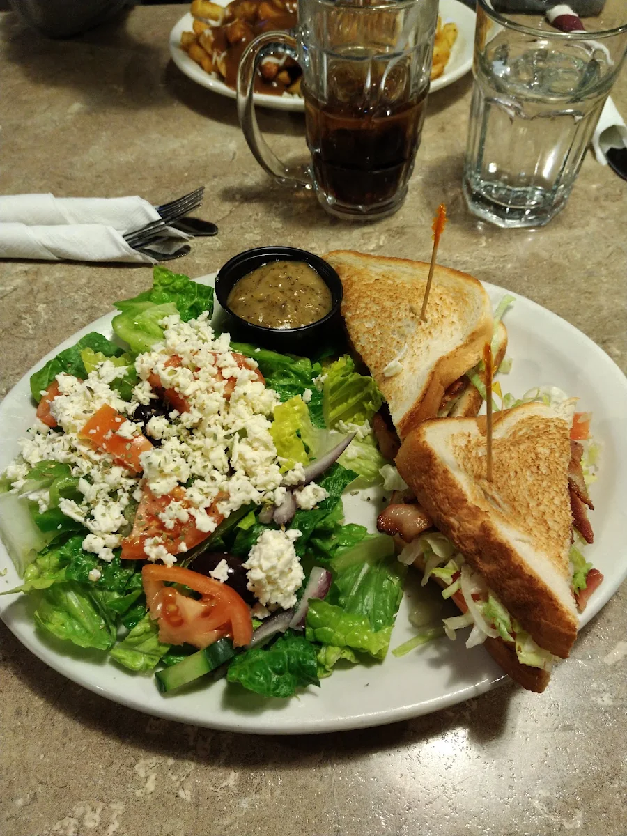blt Sandwich & Greek Salad