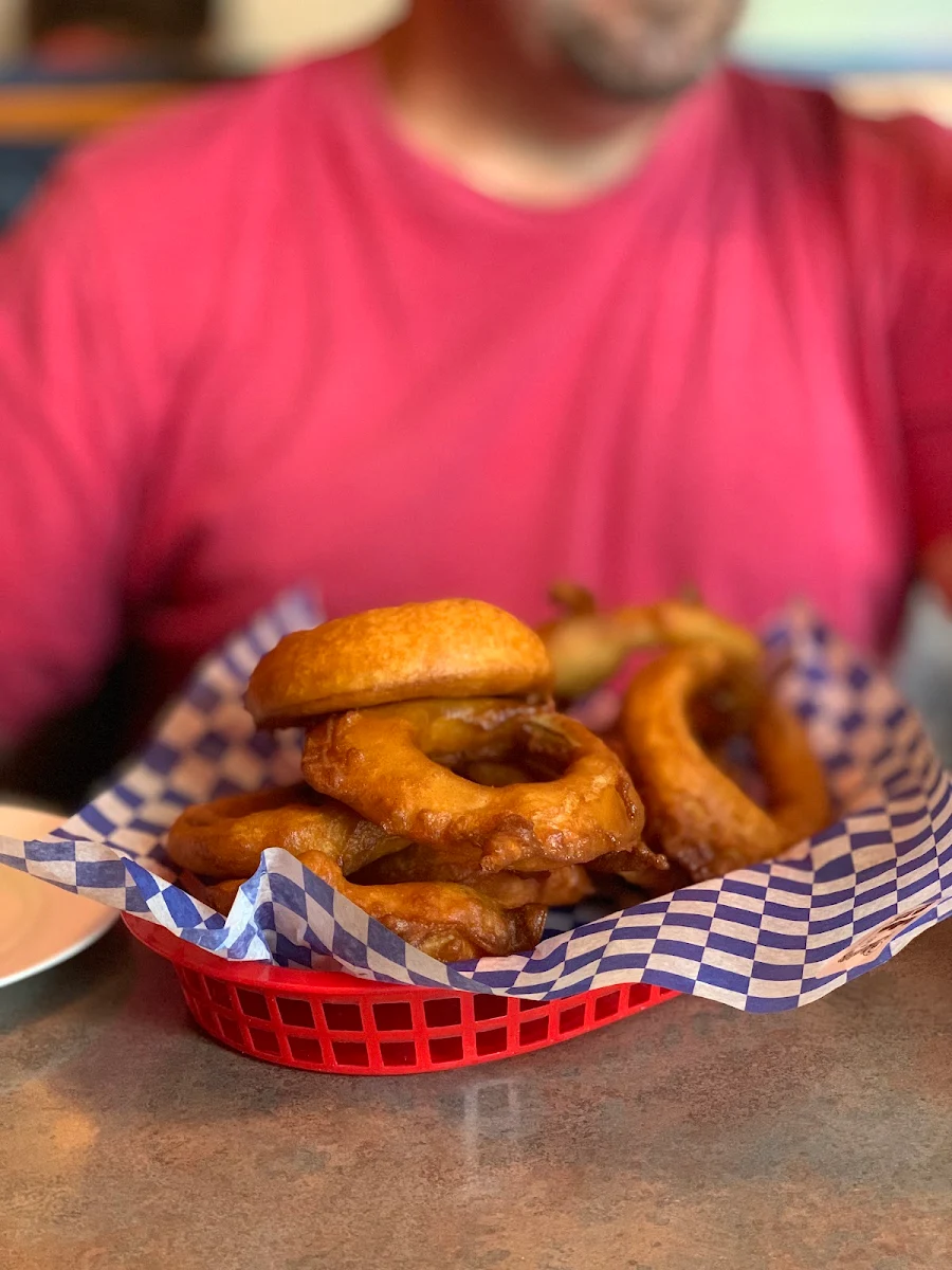 Fries Onion Rings and Sweet Potato Fries