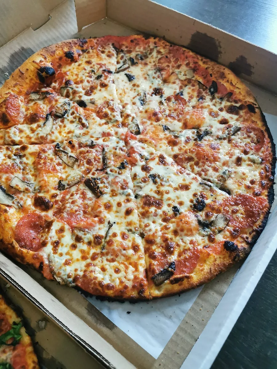 Pepperoni and Mushroom Pizza