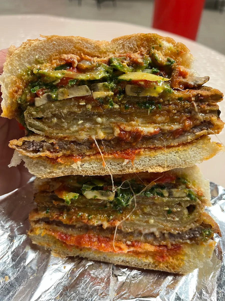 Veal Parmigiana Sandwich