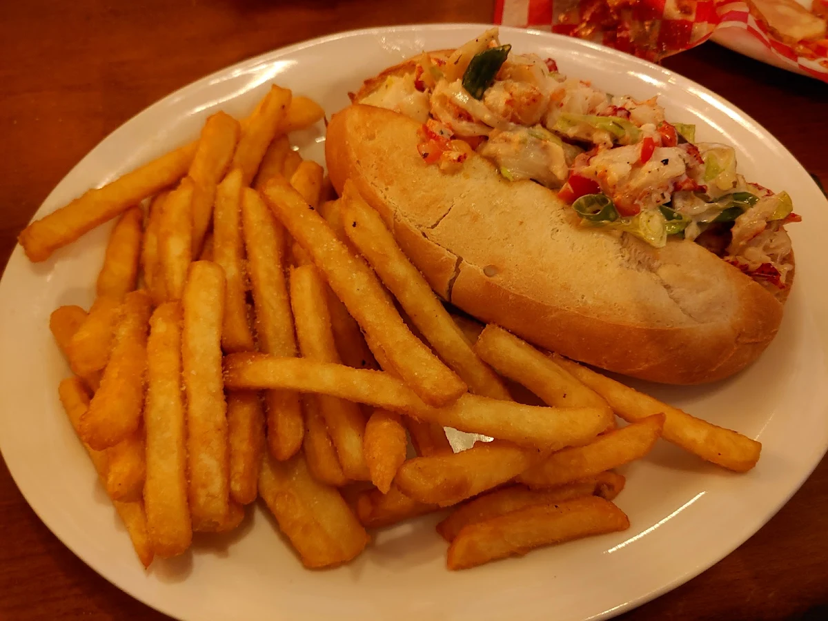 Lobster Roll and Fries