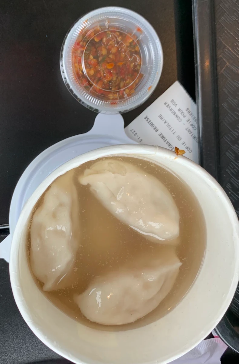 Thaï Dumplings Soup