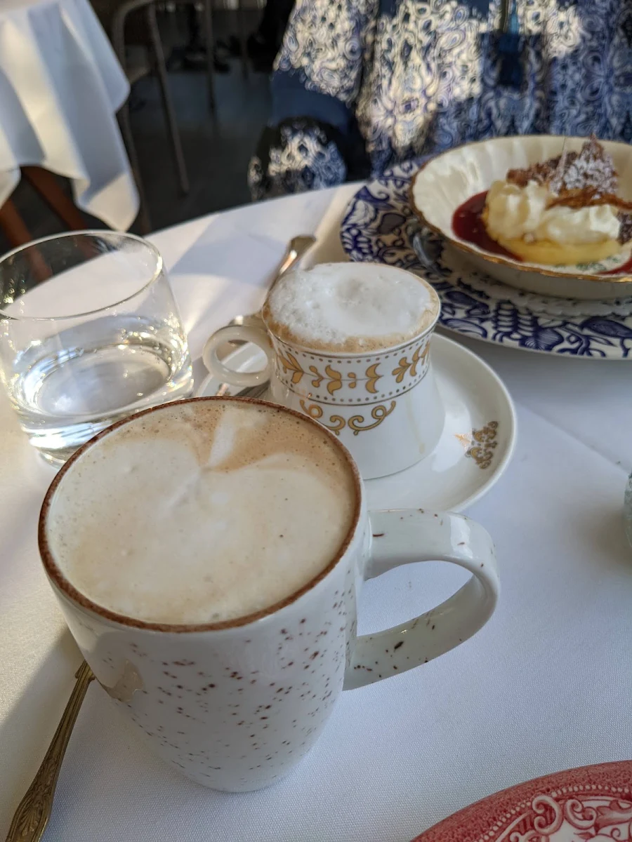 Café Au Lait and a Cappuccino