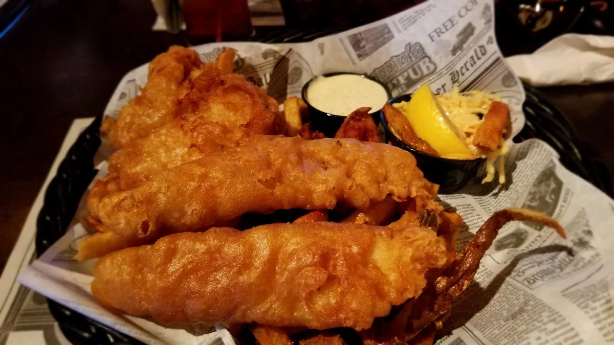 Cod Fish N Chips, McKibbin's Irish Pub