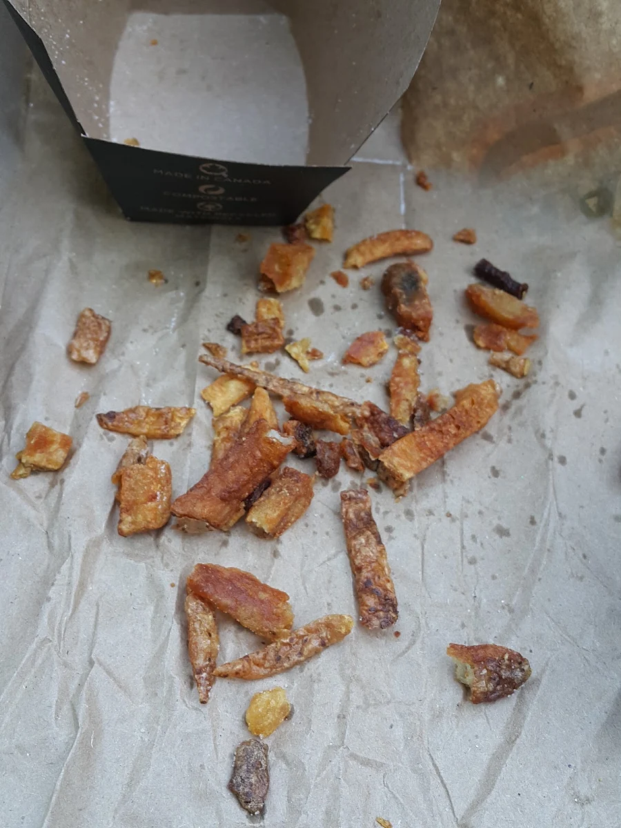 French Fries with Too Many Burnt Pieces