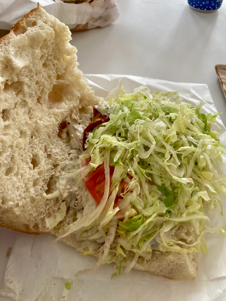 Intérieur Du Sandwich Poulet César