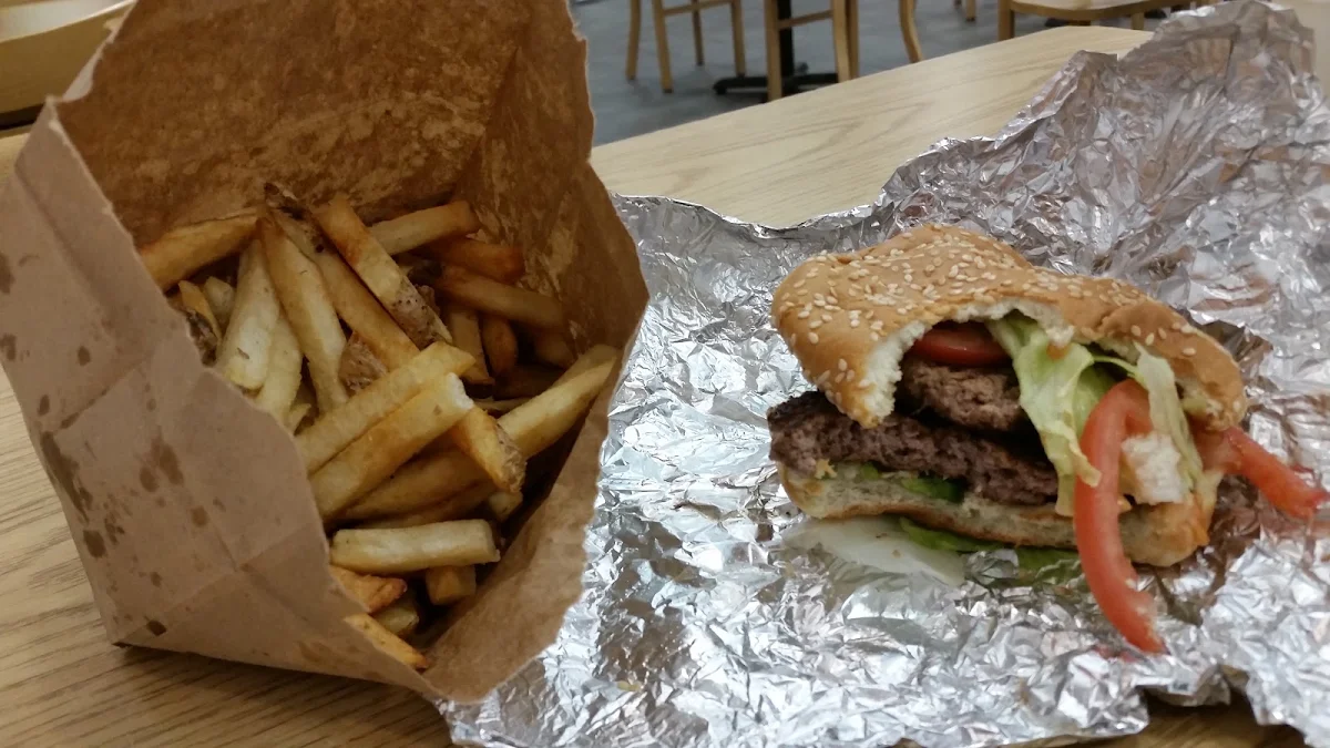 Hamburger and Fries