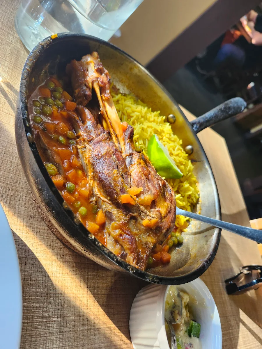Lamb Shank with Rice Individual Portion