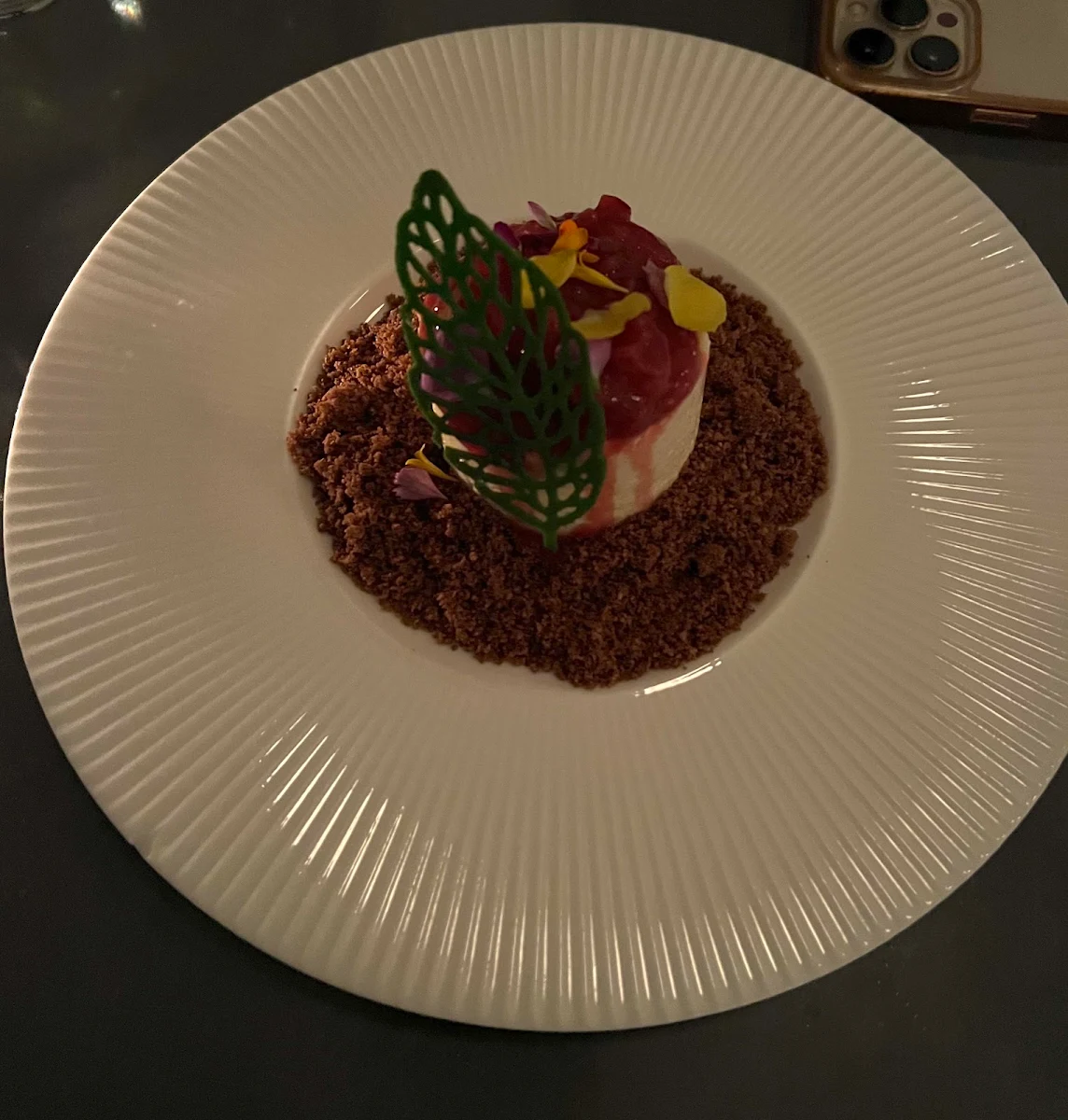 Tuna Tartare with Cucumber & Avocado Lime Mousse Taro Chips