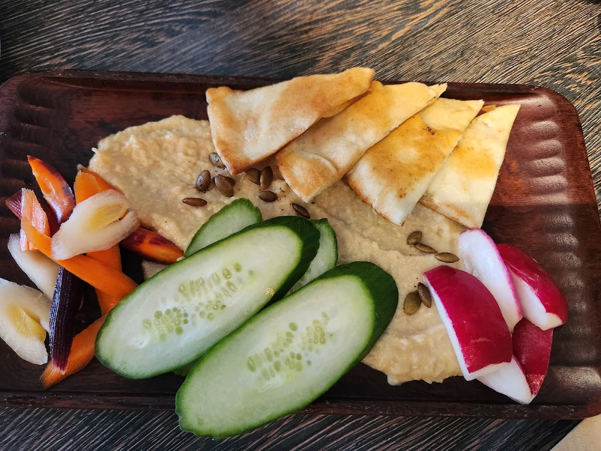 Hummus Con Vegetales