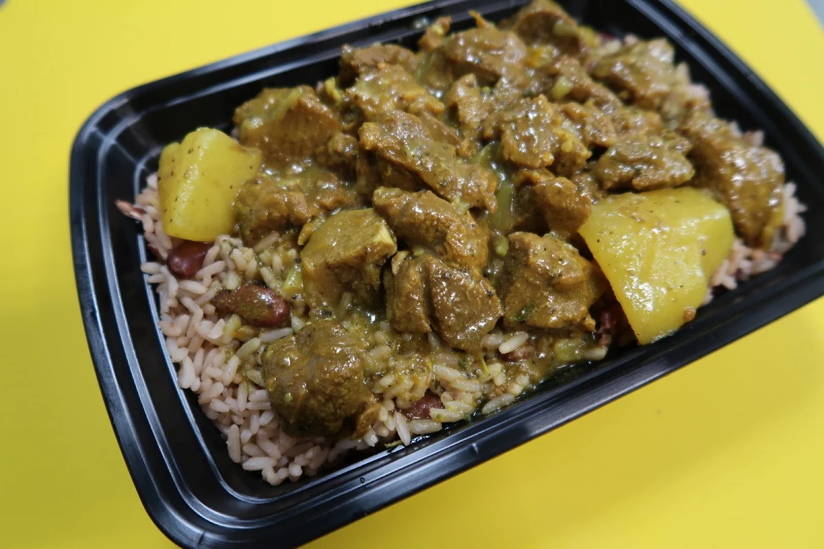 Goat Curry with White Rice