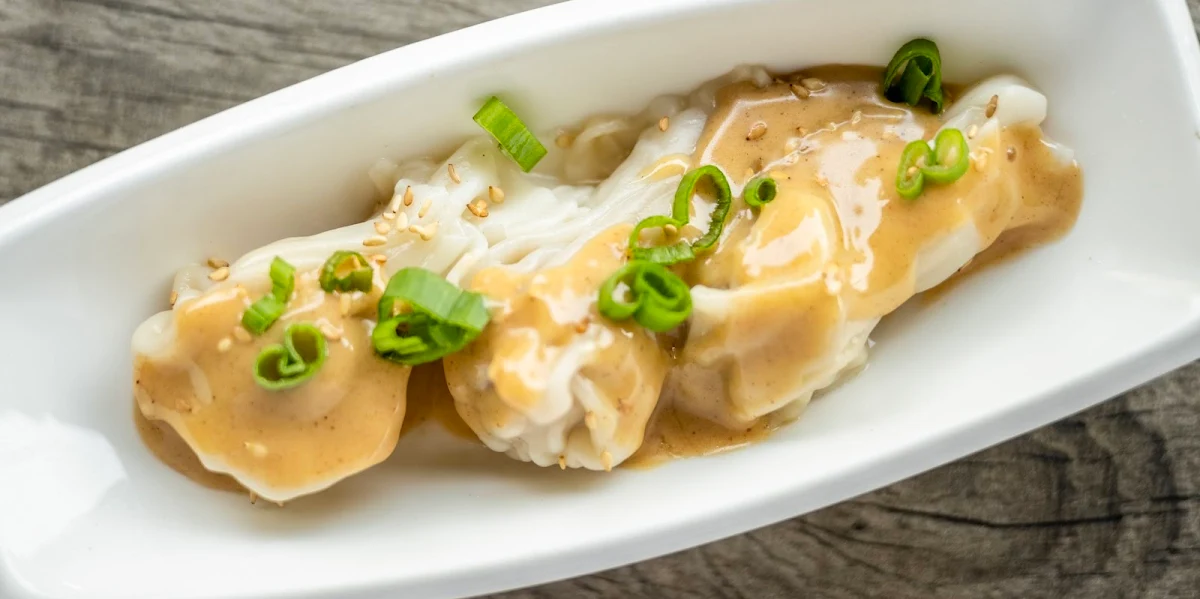 Dumplings Avec Sauce Aux Arachides Dumplings With Peanut Sauce
