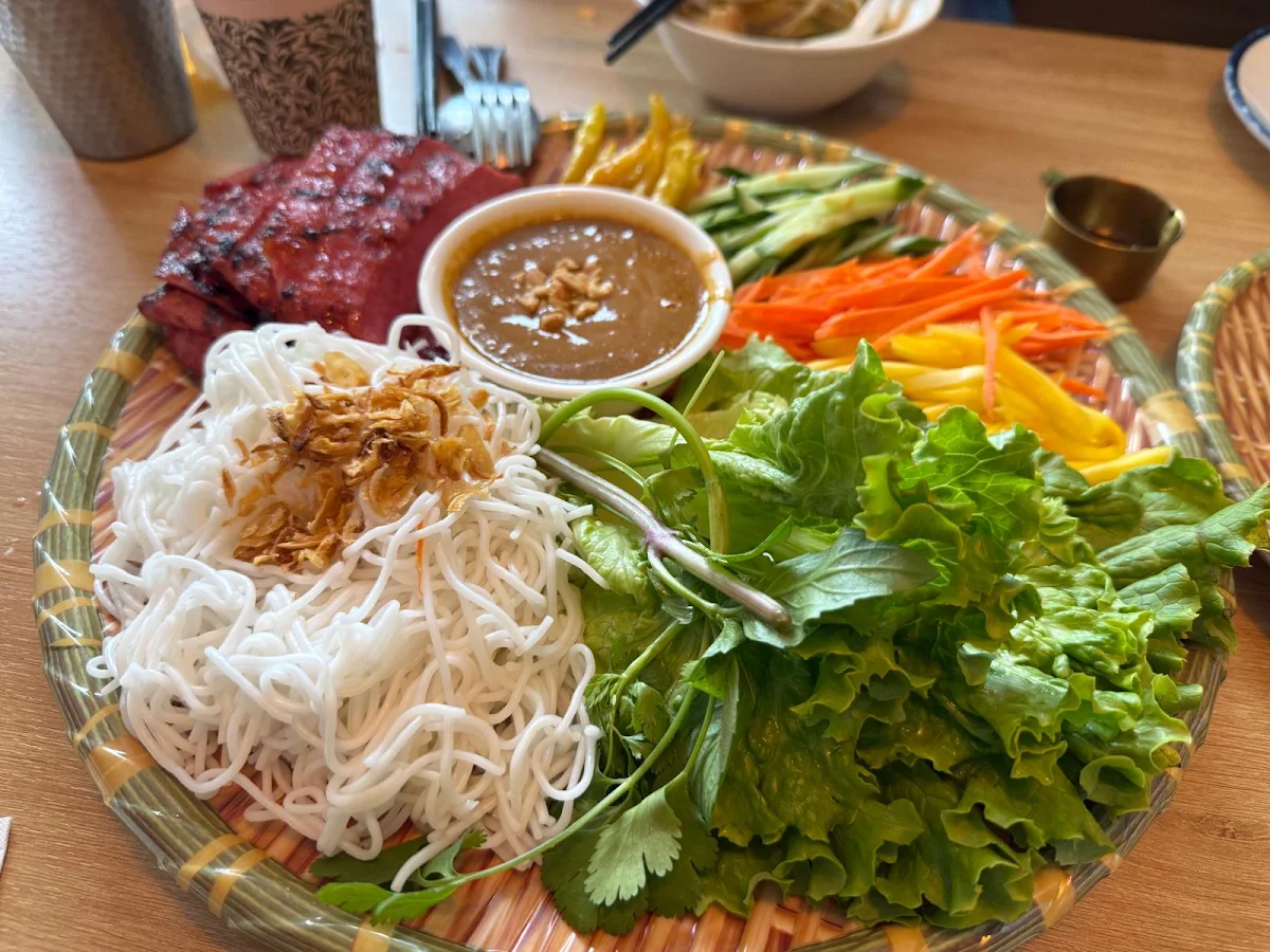Vietnamese Sausage Rice Paper Wrap