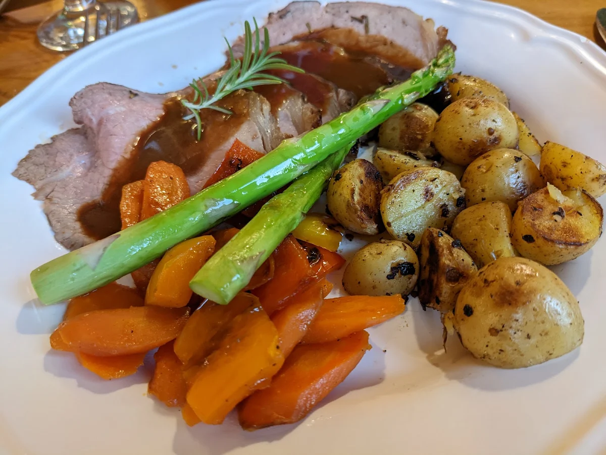 Roast Beef with Demi Glace