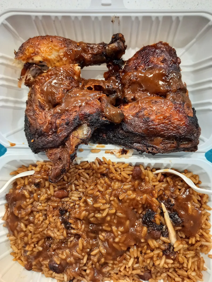 Jerk Chicken and Rice Beans