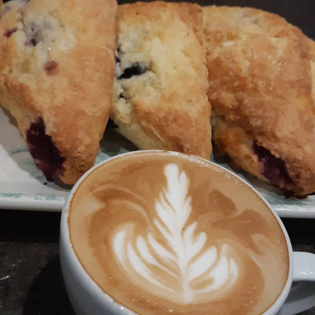Cappuccino with Scones
