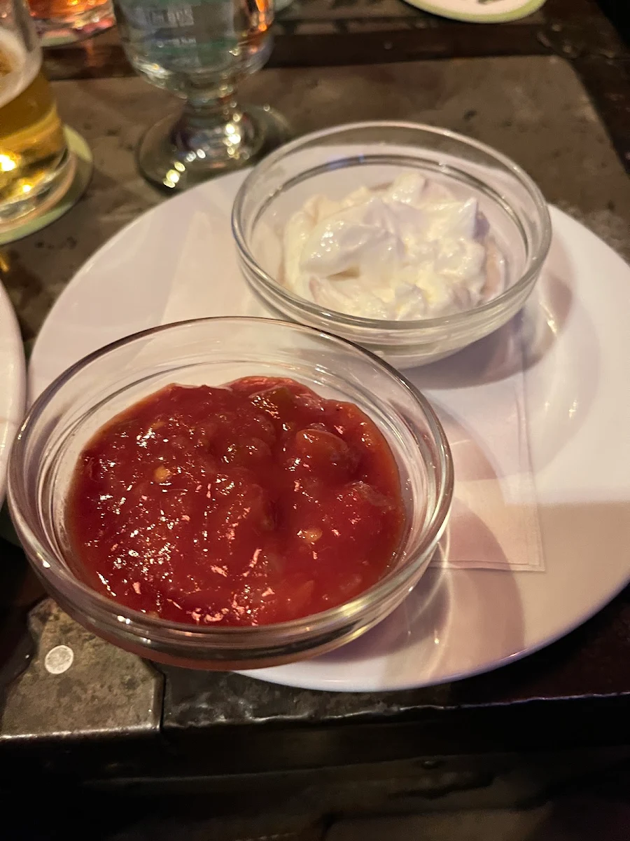 Salsa and Sour Cream