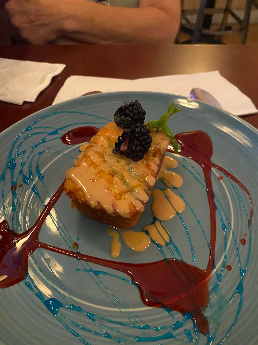Cake Farine de Maïs Et Coulis de Fruit Rouge