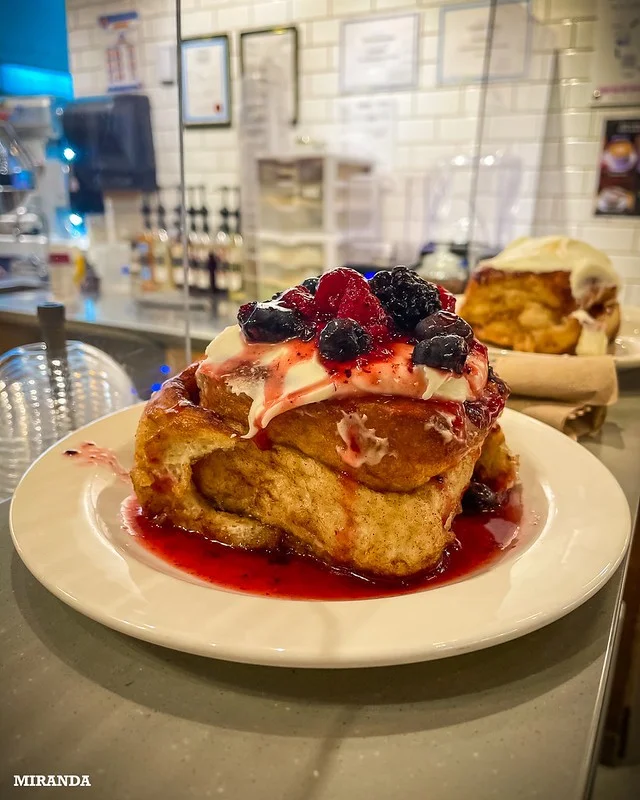Raspberry Cinnamon Bun