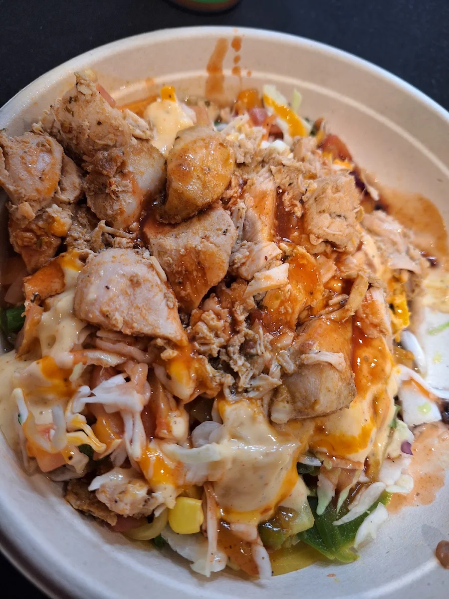 Buffalo Chicken Burrito Bowl