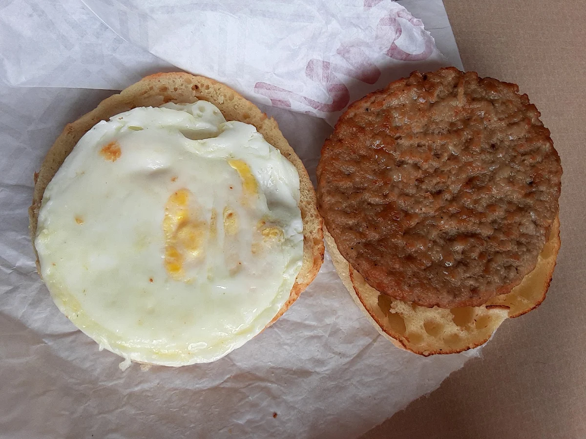 Sausage Egg on Muffin