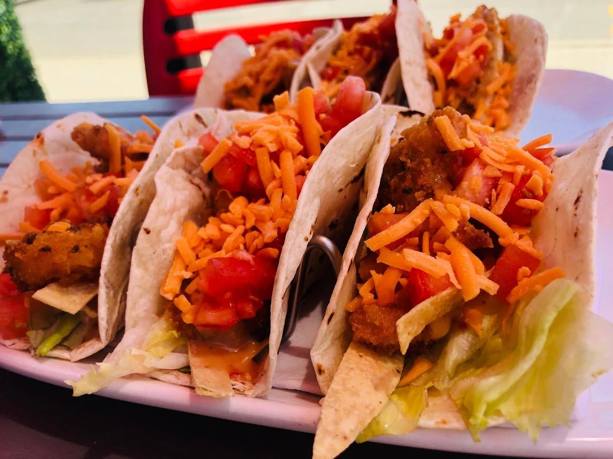 Chicken and Shrimp Tacos