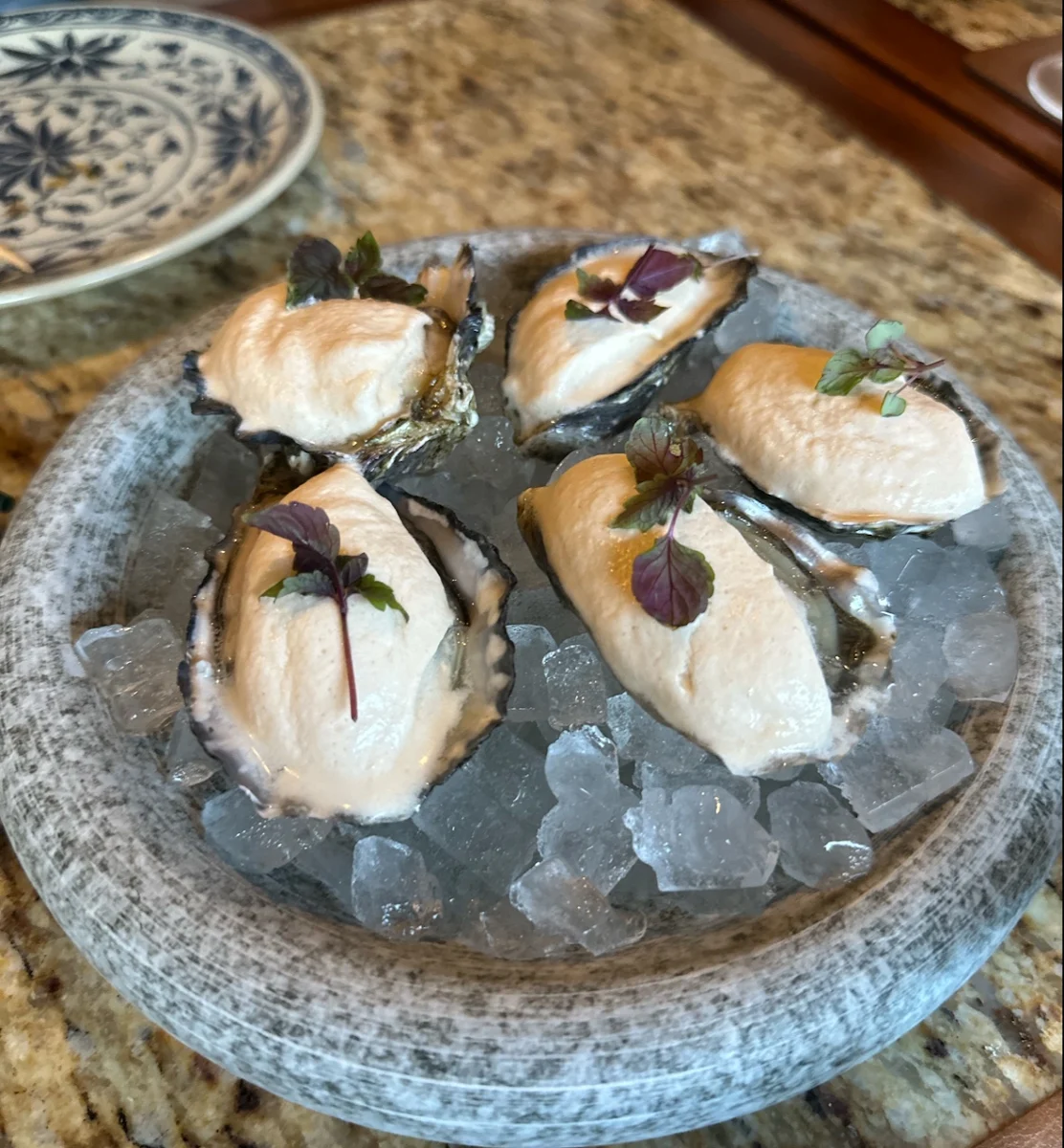 Fresh Oysters on Crushed Ice