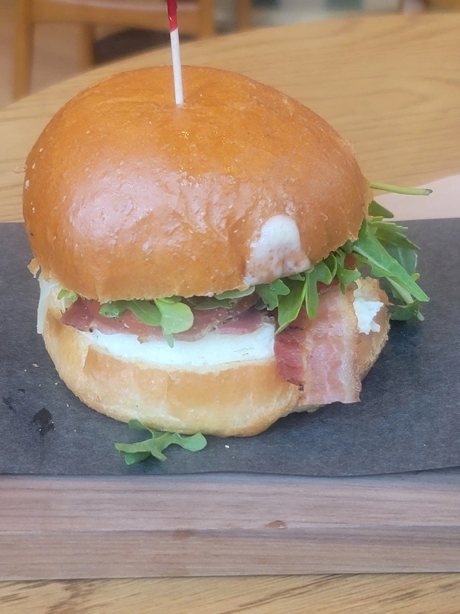 Bacon & Egg on Brioche
