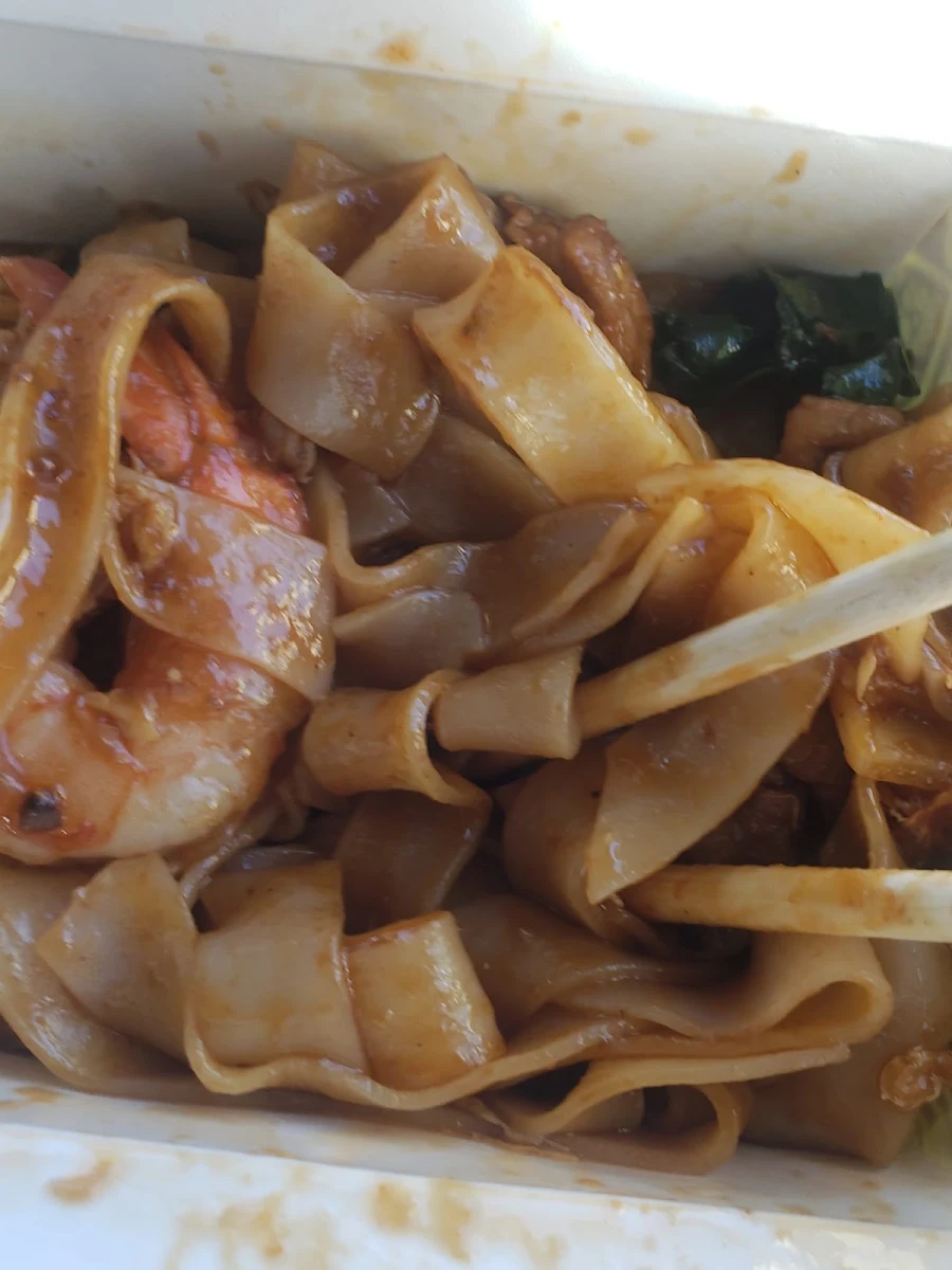 Nouilles Sautées Aux Crevettes
