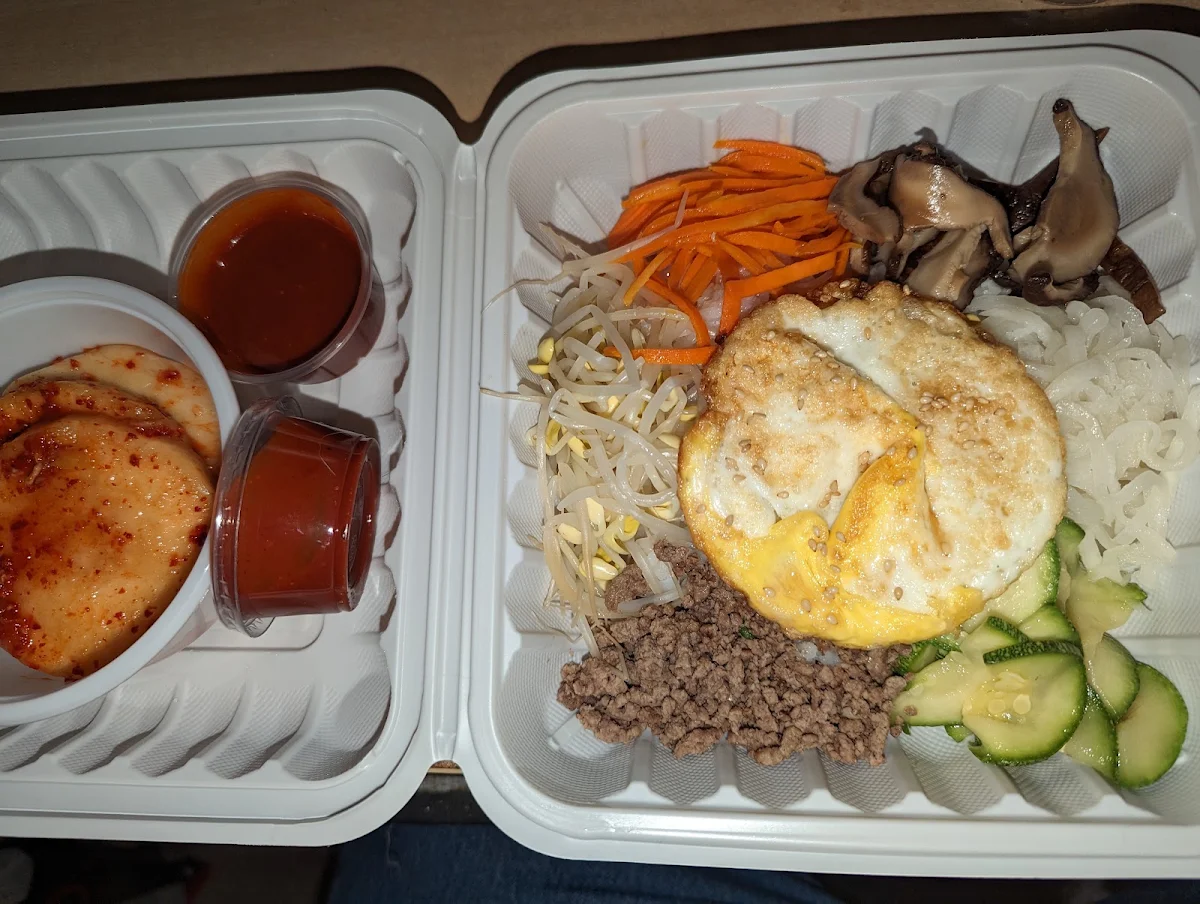 Extra Hot Sauce and Side Kimchi