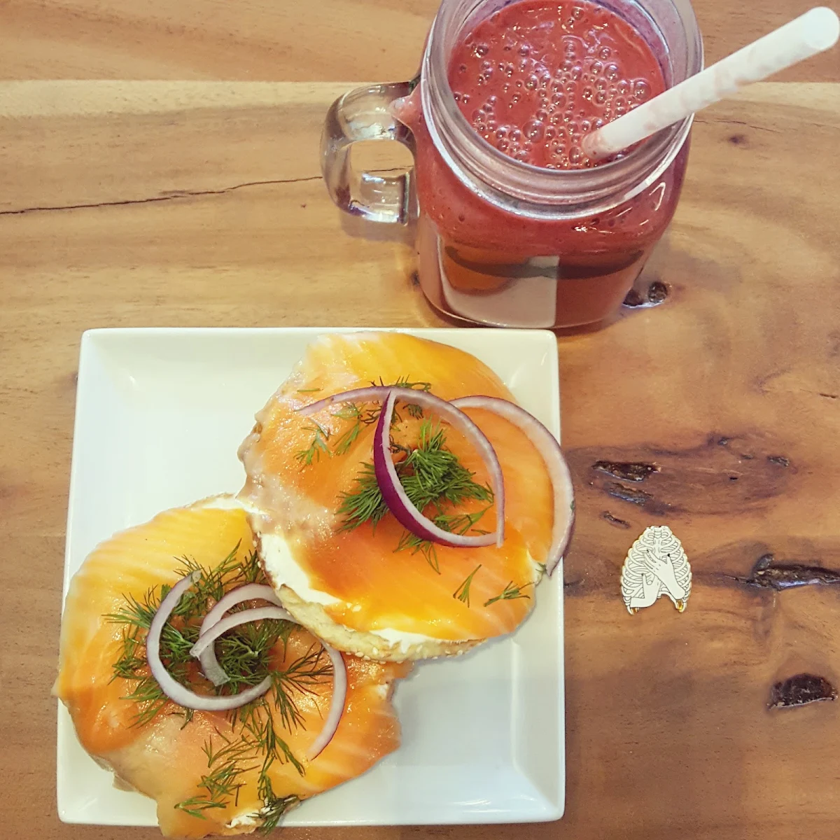 Bagel Au Saumon Fumé