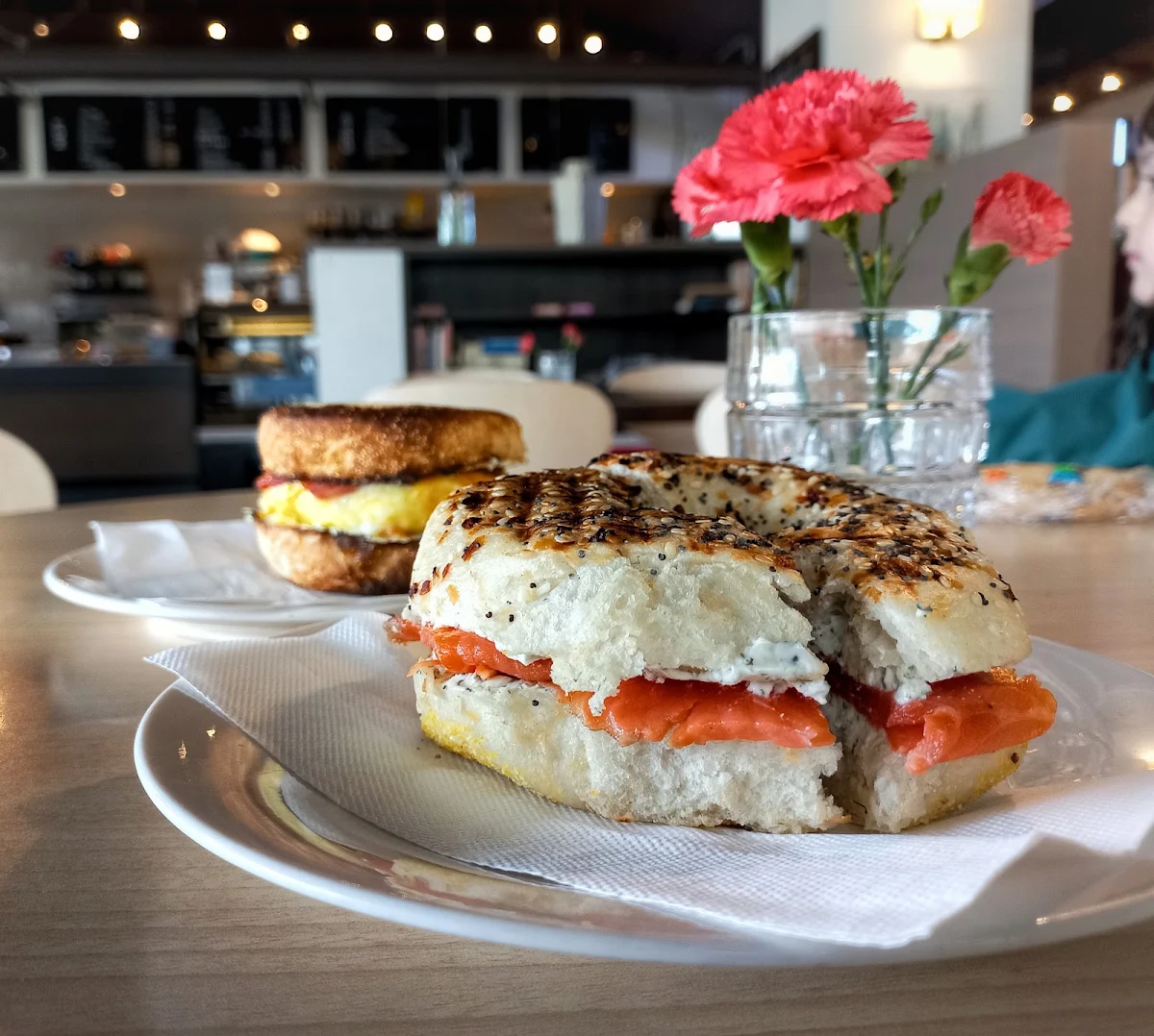 Smoked Salmone Bagel