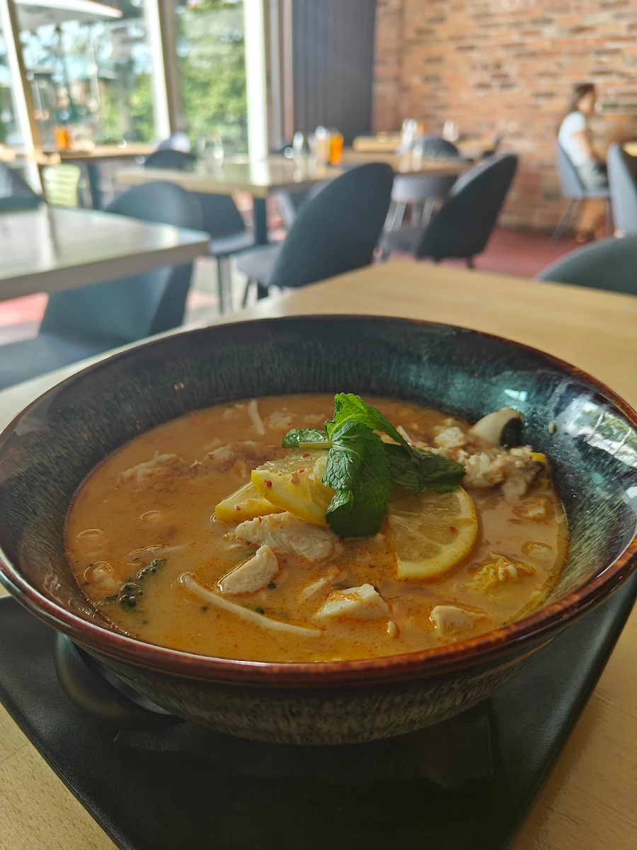 Thai Chicken Coconut Curry Soup