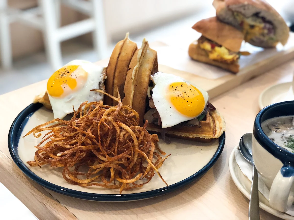 Waffle Club Sandwich