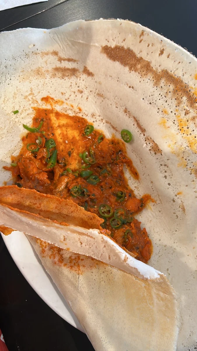 Butter Chicken Dosa