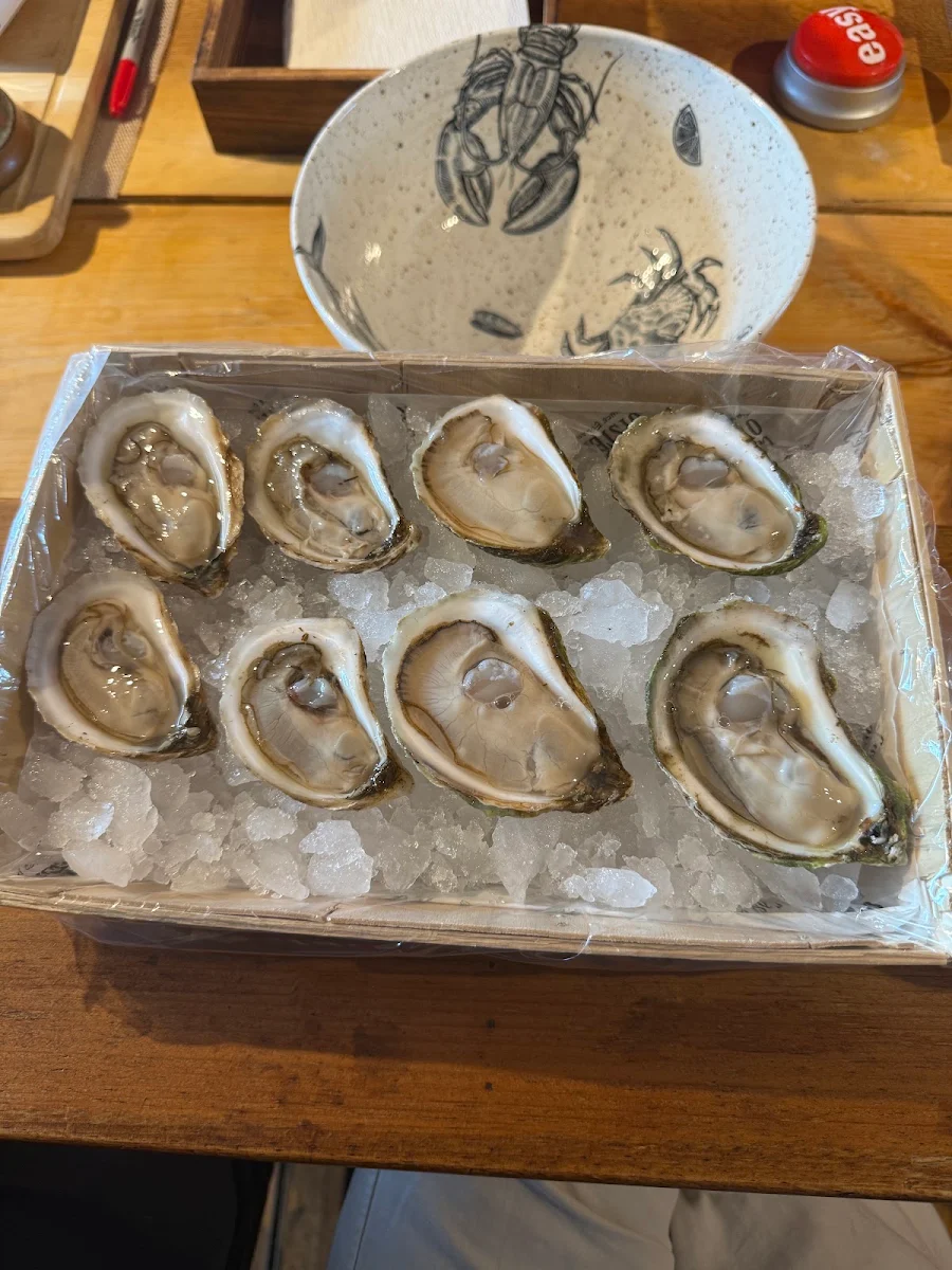Fresh Shucked Oysters on Ice