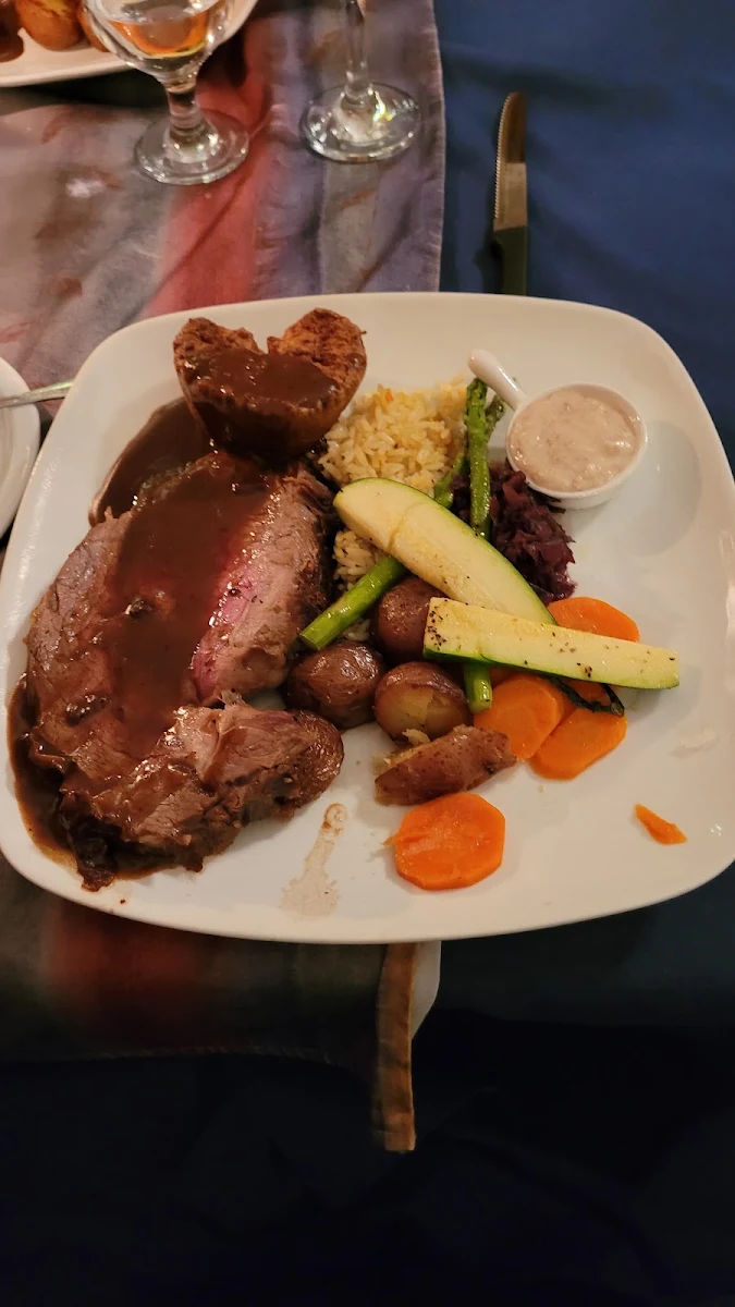 Prime Rib Dinner Medium Rare