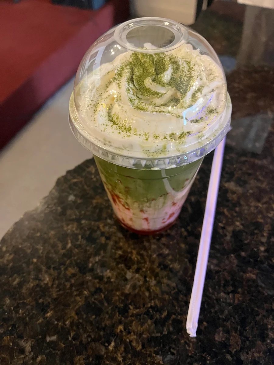 Iced Strawberry Matcha
