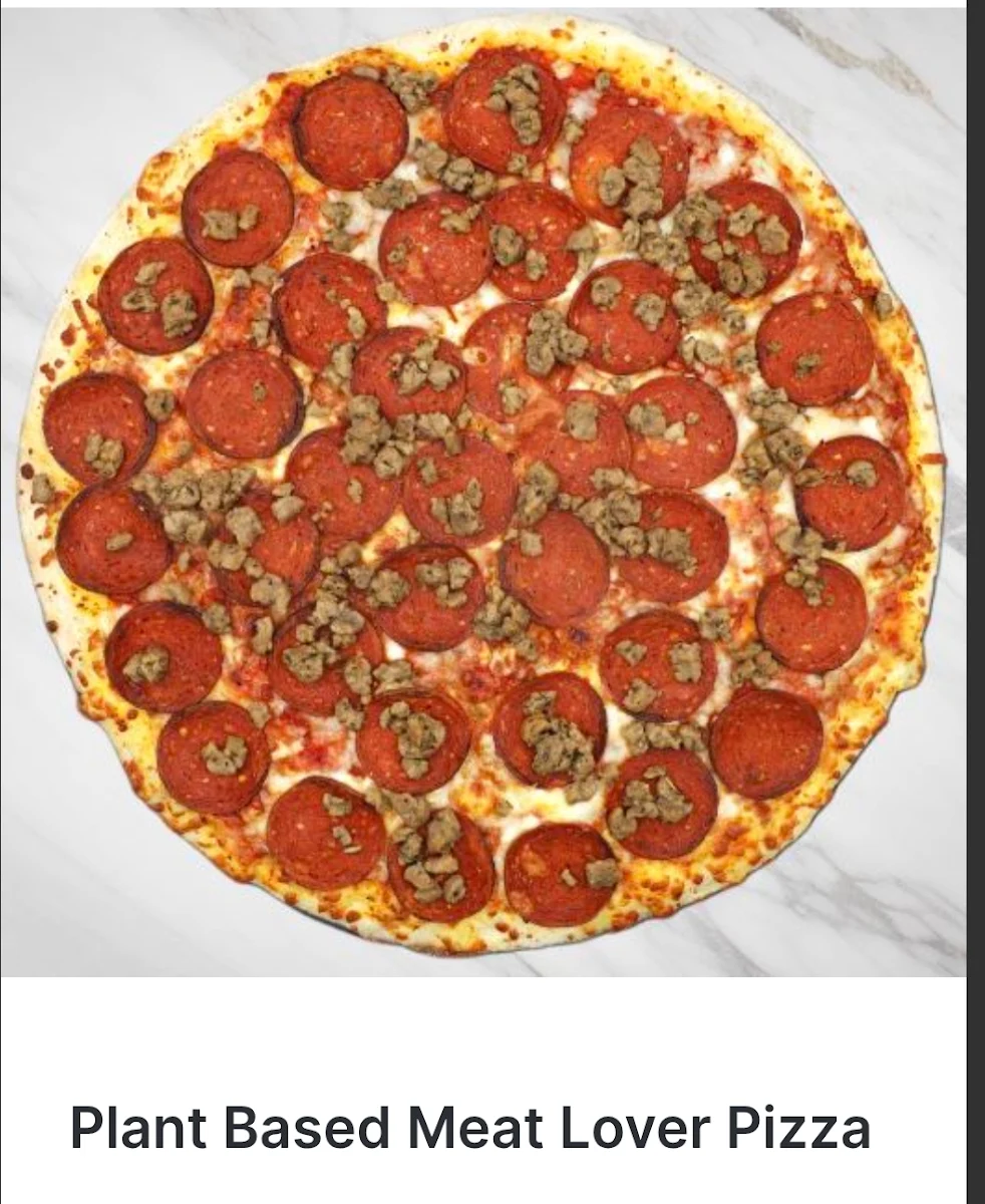 Plant Based Pepperoni Pizza - Everyday Special 5 Toppings 1 Dip 1 Pop