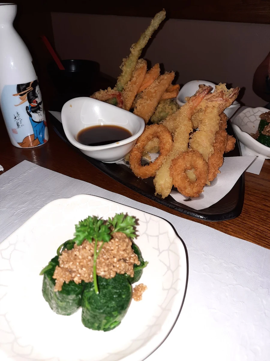 Gomae Salad & Assorted Tempura