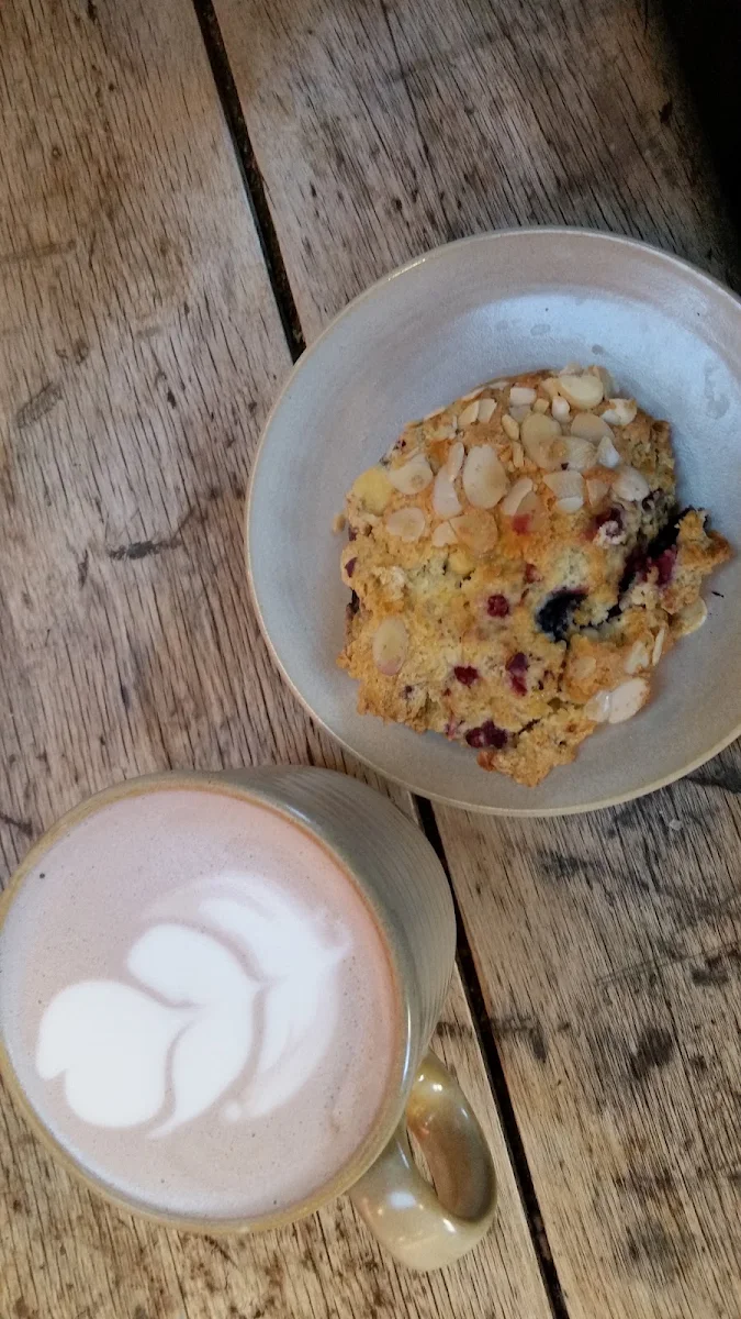 White Chocolate Raspberry Scone