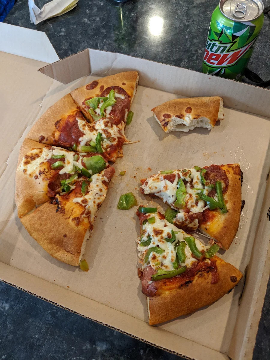 Stuffed Crust Veggie Puzza