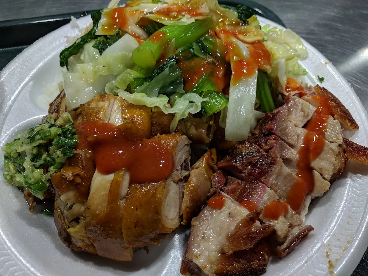 Chicken and Roast Pork