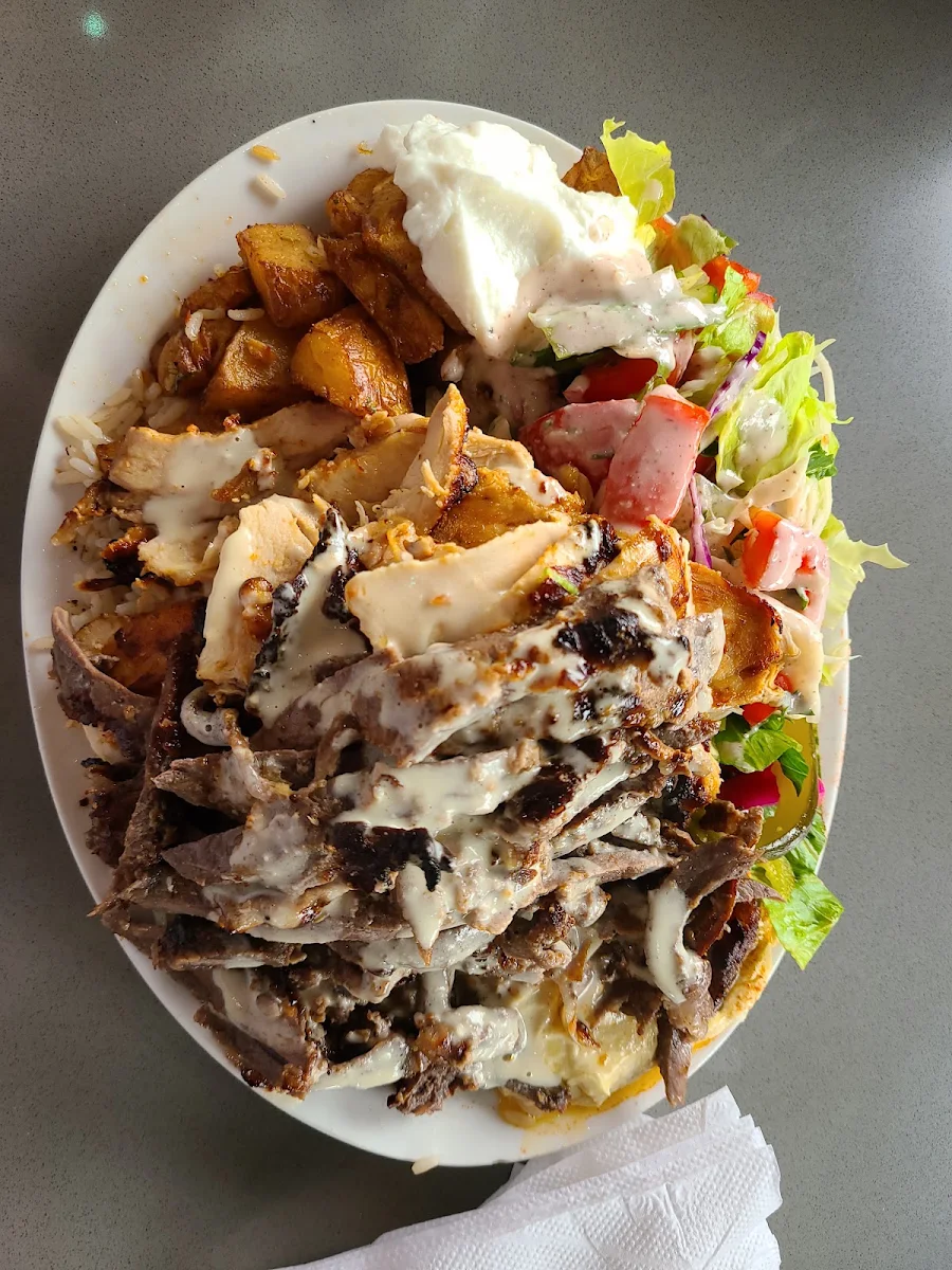 Chicken Shawarma Plate Mixed Grill Platter Side of Beef Shawarma