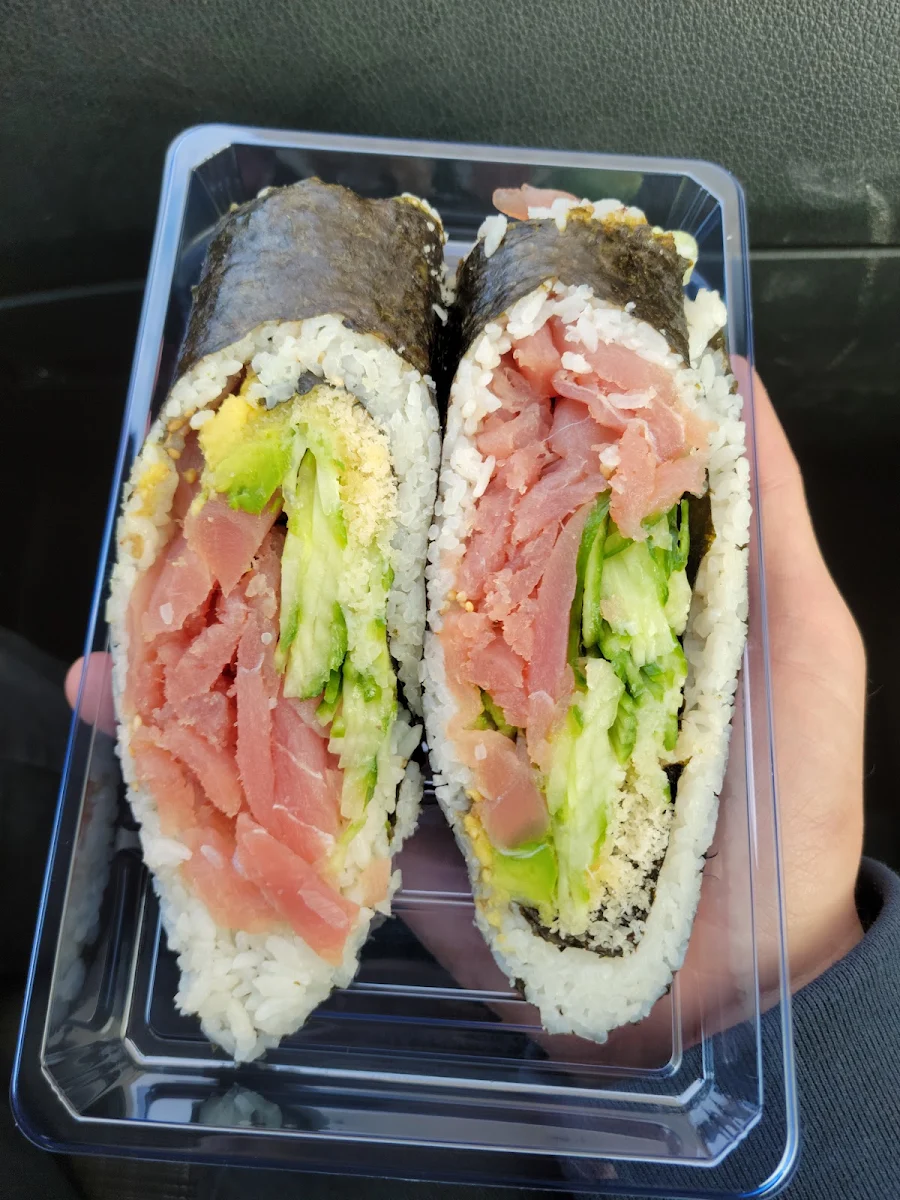 White Tuna Tempura Hand Roll